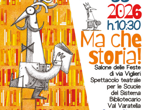 Il Maggio dei Libri: I bambini delle Scuole del  Sistema Bibliotecario della Val Varatella  a teatro con Sergio Olivotti
