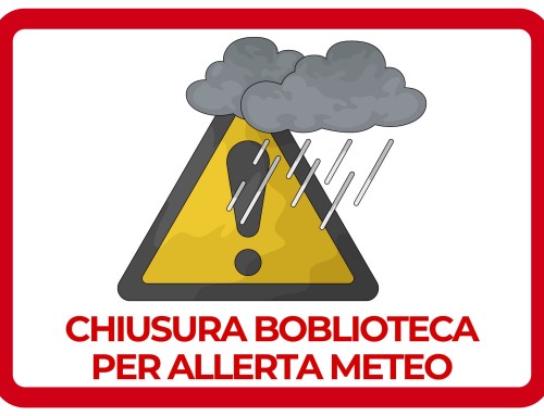 Allerta meteo arancione del 19.10.2026 – Chiusura Biblioteche Borghetto S.Spirito e Toirano –